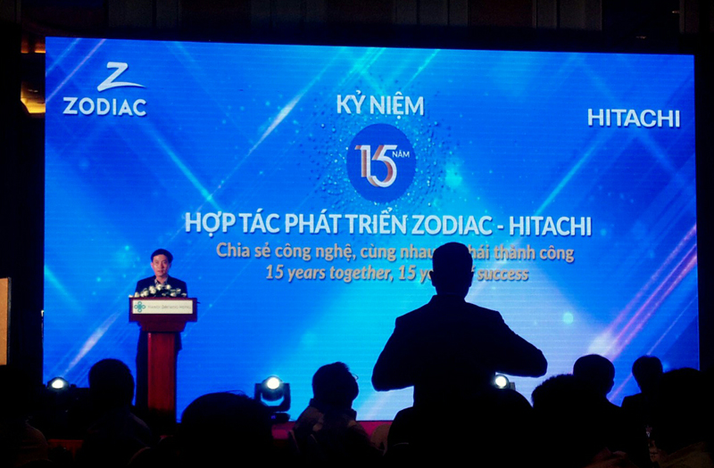 Hội thảo mừng 15 năm hợp tác phát triển của Hitachi với nhà phân phối Zodiac