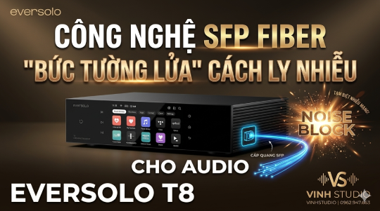 Giải Mã Công Nghệ SFP Fiber "Bức Tường Lửa" Cách Ly Quang Học Tuyệt Đối Cho Audio