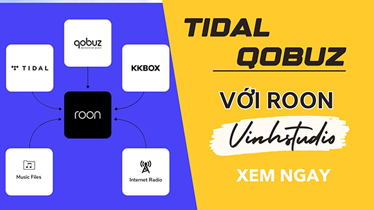 Roon với Tidal, Qobuz: Trải Nghiệm Nghe Nhạc Trực Tuyến Hoàn Hảo