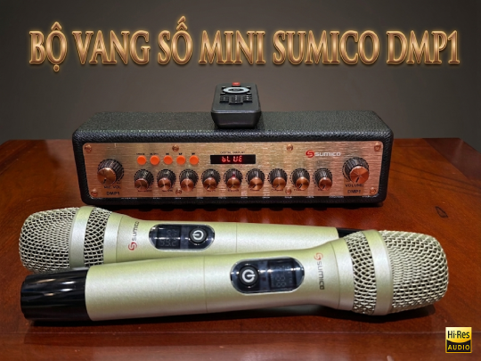 SUMICO DMP1 - Vang Số Di Động kèm 2 Micro Không Dây: Giải Pháp Karaoke All-in-One Thông Minh Nhất Tầm Giá