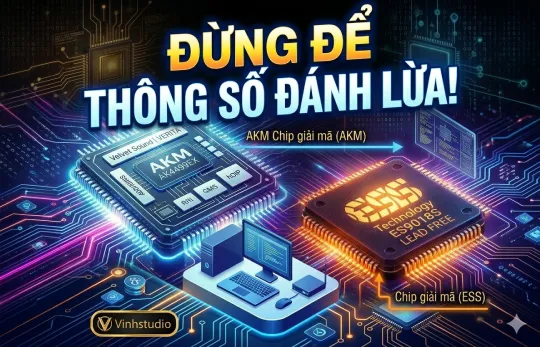 Đừng để thông số đánh lừa: Sự thật về Chip DAC và "phép màu" của mạch Output trong thiết bị giải mã