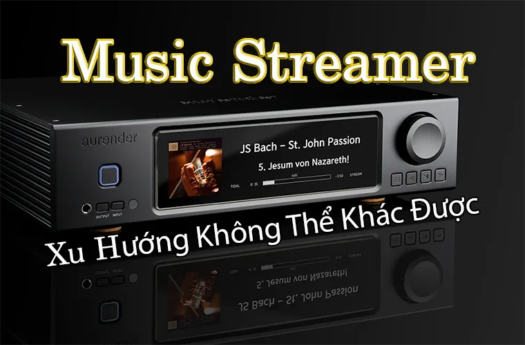 Music Streamer Xu hướng và tiện lợi với người yêu âm thanh