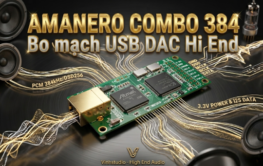 So sánh bo mạch Amanero và XMOS: Đâu là giải pháp cho chuẩn kết nối USB Audio tốt nhất cho DAC của bạn?