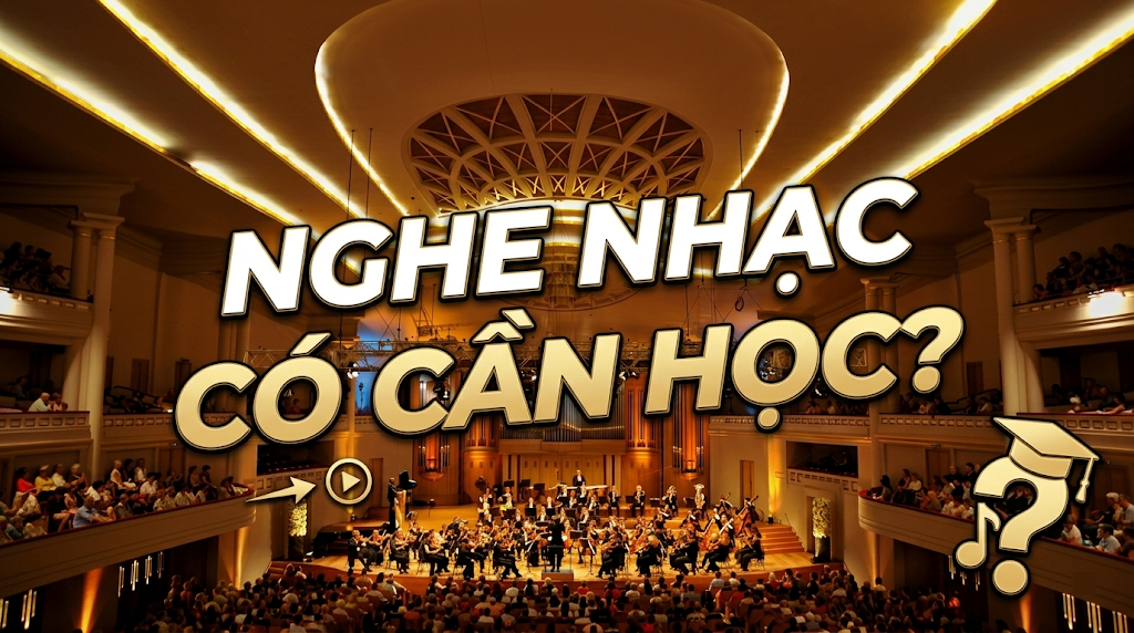 Nghe nhạc có cần học không? Hành trình nâng tầm đôi tai từ giai điệu quen thuộc đến đền đài cổ điển