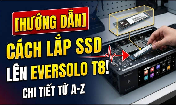 Hướng Dẫn Chi Tiết Cách Lắp Ổ Cứng SSD M2 Vào Đầu Phát Eversolo T8 Cực Dễ
