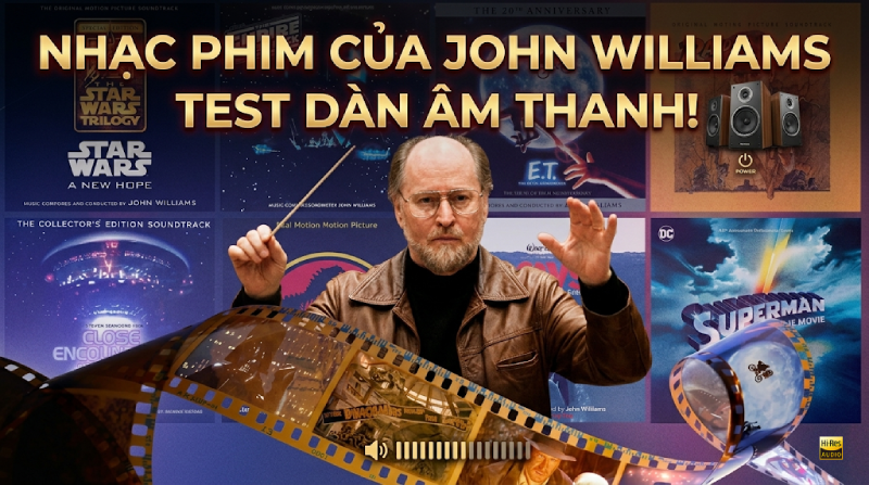 Trải Nghiệm Nhạc Phim John Williams Để Thử Thách Các Bộ Dàn Âm Thanh Và Bộ Giải Mã DAC & Streamer