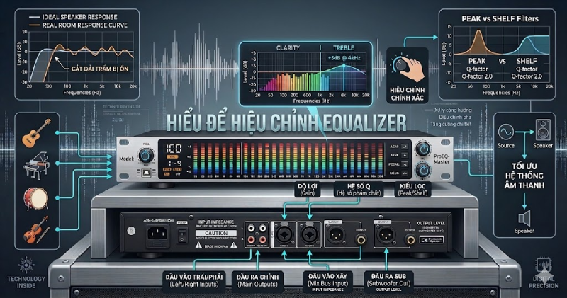 Hiểu để hiệu chỉnh Equalizer chuyên sâu cho hệ thống âm thanh!