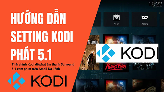 Hướng Dẫn Cách Cài Đặt Âm Thanh Chuẩn 5.1 Trên Kodi Cho Dune HD