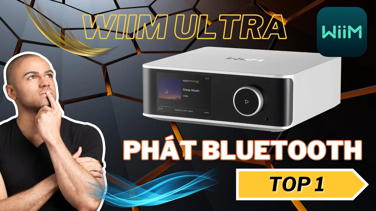 WiiM Ultra | Trạm Phát Bluetooth Đinh Cao |Stream Nhạc Số Hi-Res Đến Loa Không Dây & DAC Bluetooth