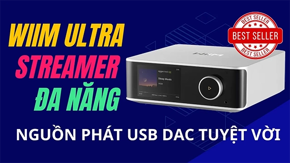 WiiM Ultra | Giải Pháp Streaming Nhạc Hoàn Hảo Cho DAC Rời Qua Ngõ USB AUDIO