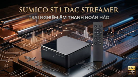 Sumico ST1 - Music Streamer DAC Tích Hợp Chip ES9018K2M Hi-Res 24bit/192kHz Chính Hãng