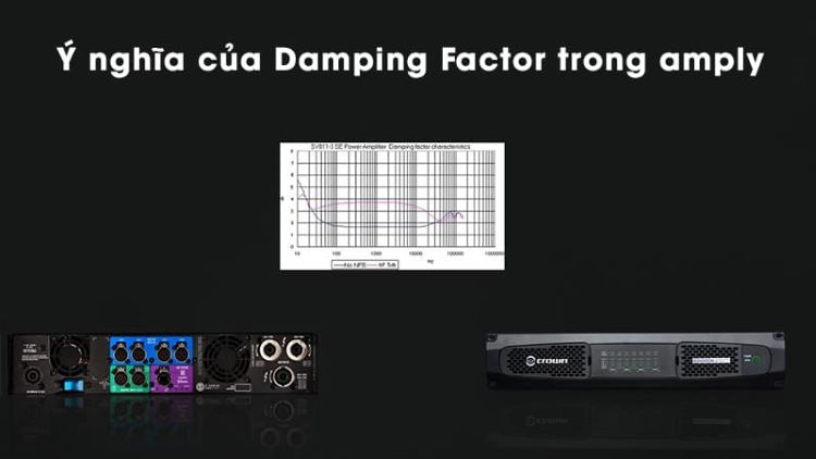 Damping factor yếu tố quyết định cho Ampli có tiếng Bass tròn nền âm không bị ồn 