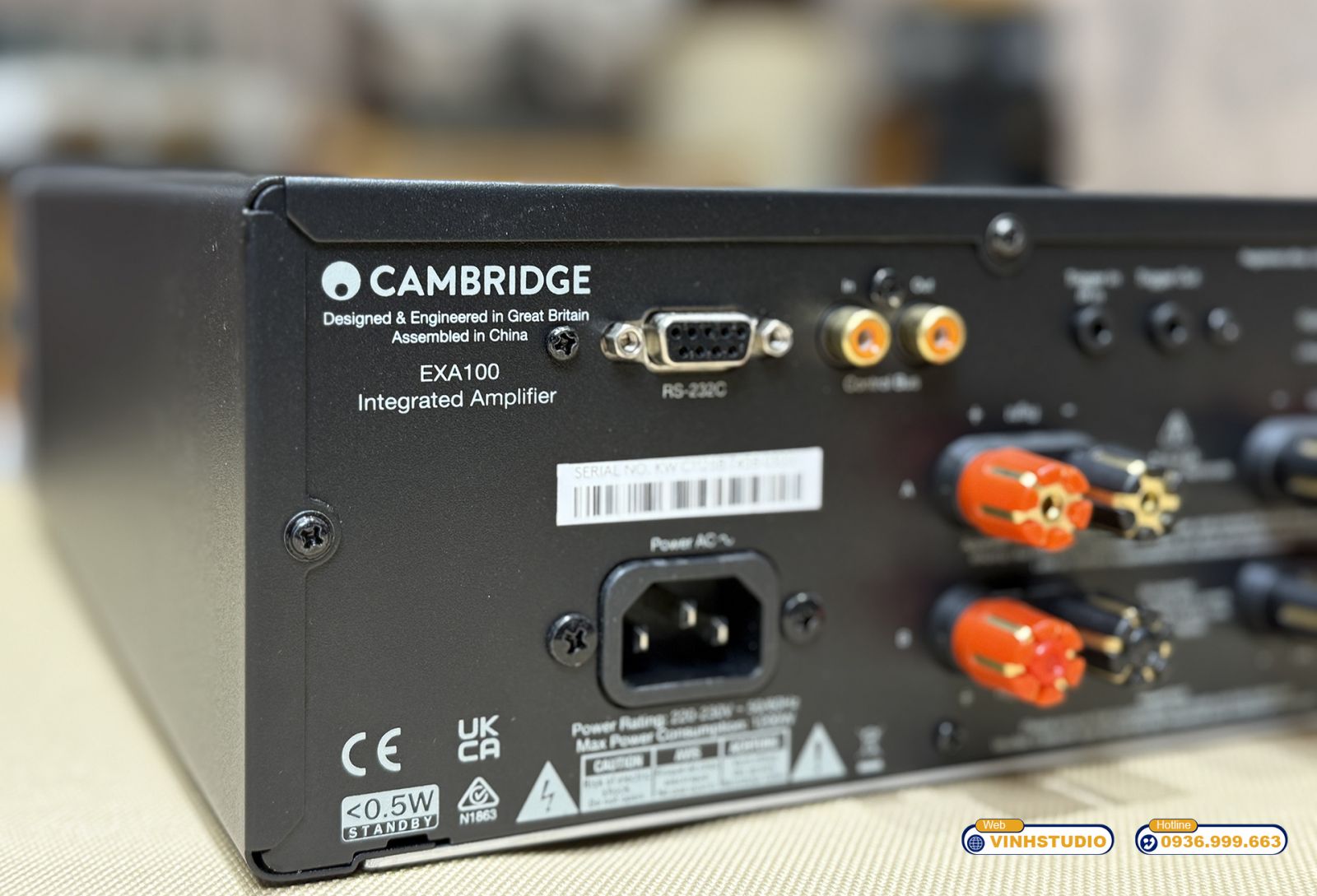 Cọc loa chất lượng cao Ampli Cambridge audio EXA100