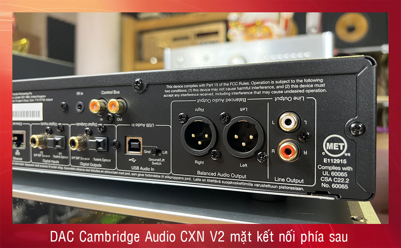 Cambridge audio cxn v2 giải mã âm thanh DAC giá rẻ nhất VN bán tại Vinhstudio