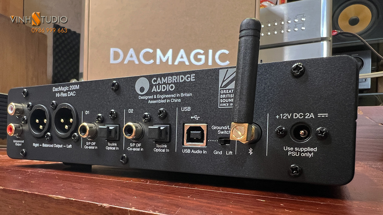 Đầu giải mã âm thanh DAC ambridge Audio Dacmagic 200M