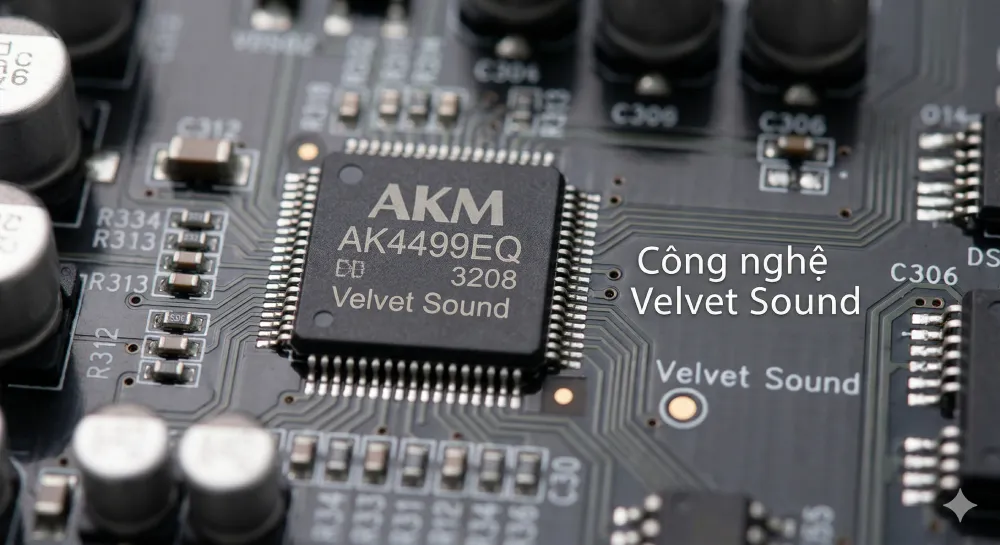 Chip DAC AKM AK4499 công nghệ Velvet Sound