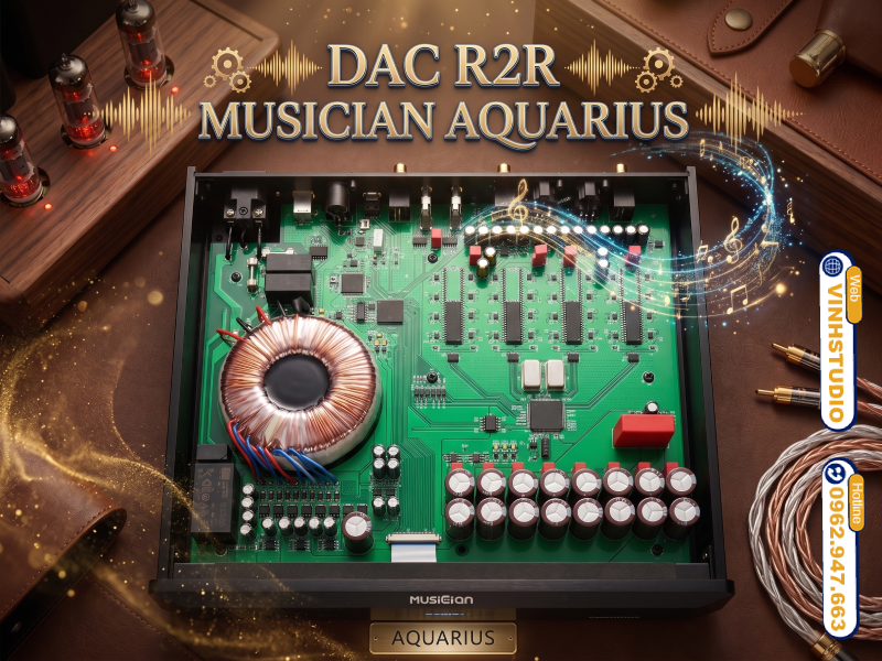 DAC R2R Musician Aquarius giá tốt tại Vinhstudio 