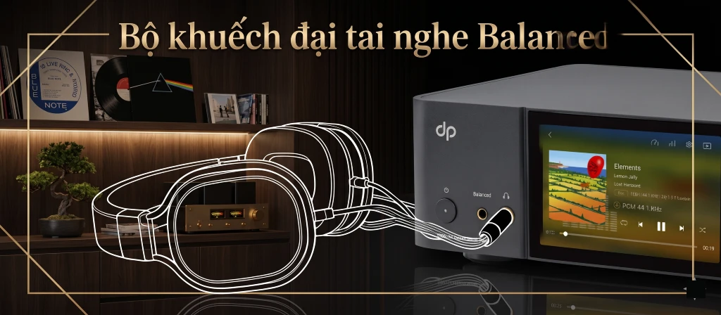 Bộ khuếch đại tai nghe Balanced Dorpo DMP-A1