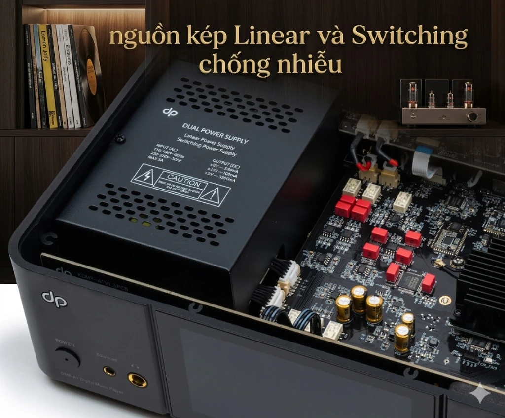 nguồn kép Linear và Switching