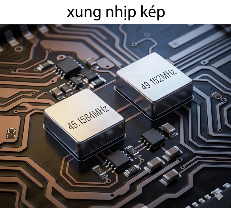 Hệ thống xung nhịp kép trên DAC Streamer Dorpo DMP-A1 