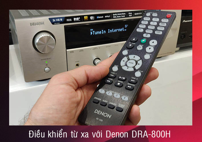 Ampli denon DRA-800H giá rẻ tại vinhstudio hà Nội 