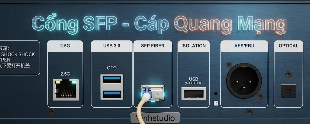 cổng SFP cáp quang 