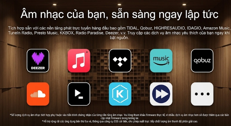 hệ sinh tháu Streaming đa dạng trên Eversolo T10 