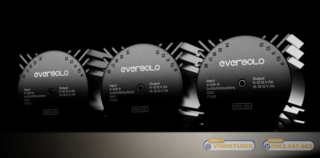 3 biến áp xuyến độc lập trên DAC Z10