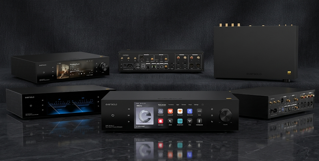 DAC Streamer Eversolo DMP-A8 Gen.2 stream nhạc số từ các Dịch vụ Tidal và Qobuz