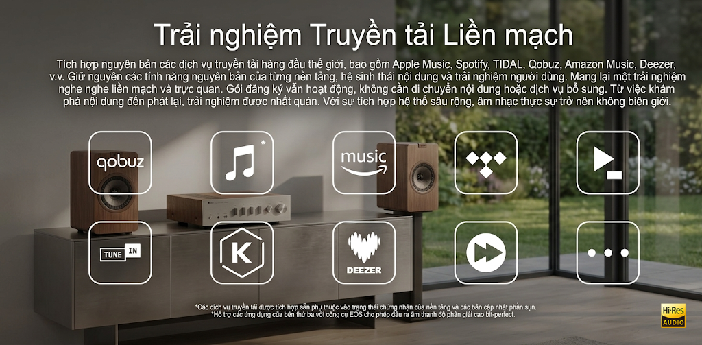 Hệ sinh thái nhạc số Eversolo A8 thế hệ 2