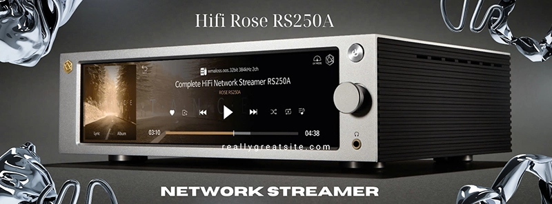 Hifi Rose RS250A với thiết kế hiện đại 