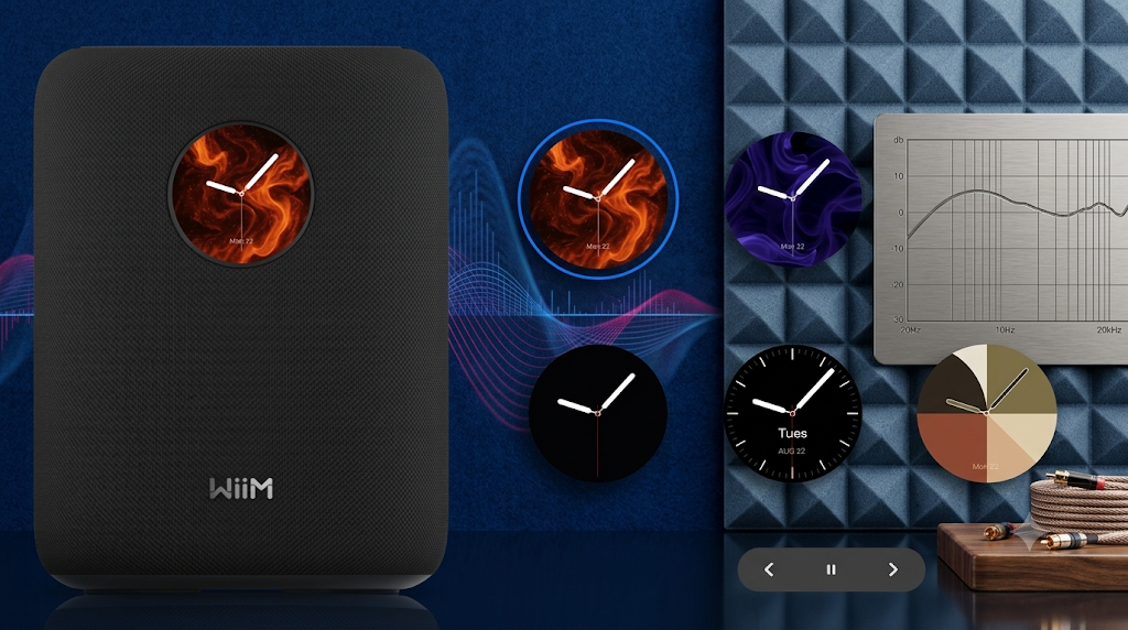 Loa Wiim Sound với Màn hình cảm ứng tròn 1.8 inch