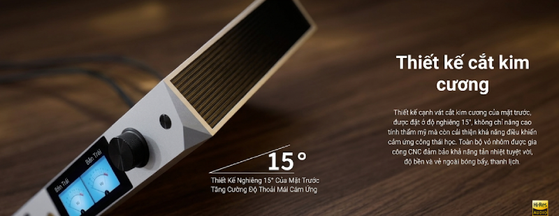 mặt trước vát cạnh kiểu diamond-cut
