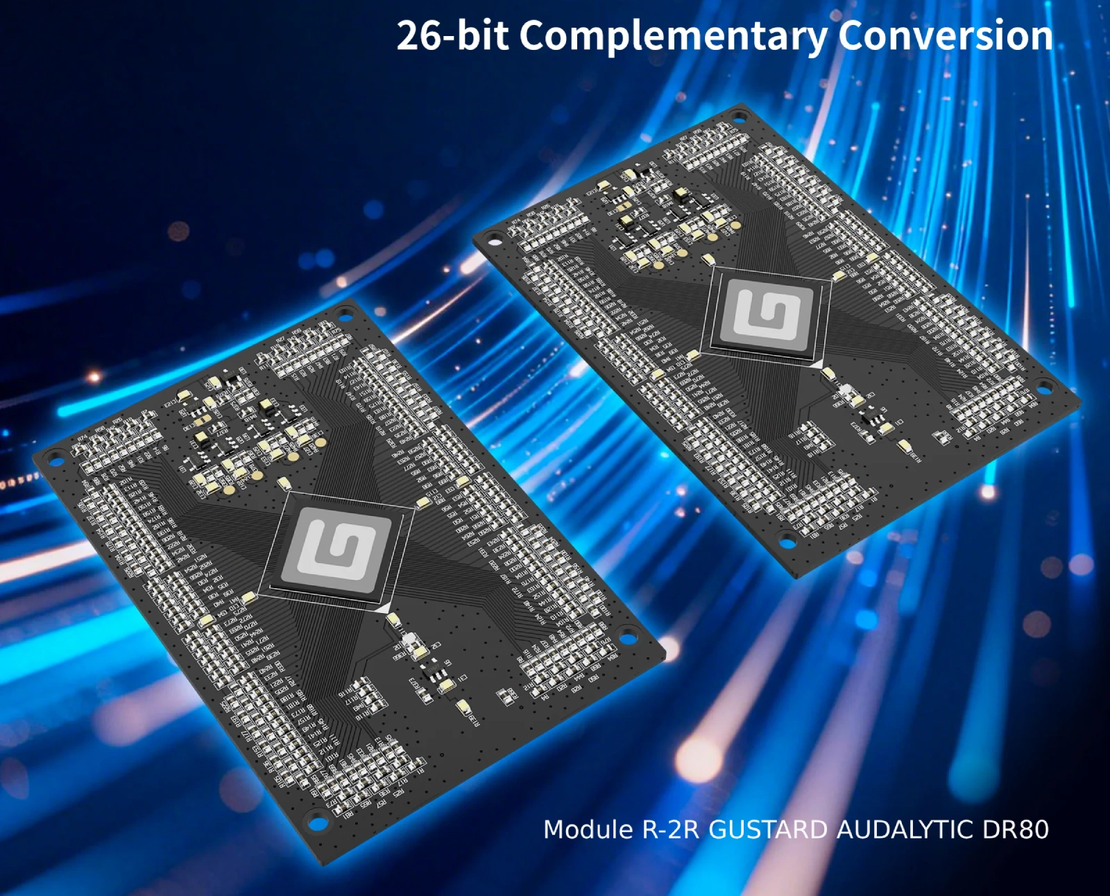 Module giải mã R2R discrete 26bit trên DAC Gustard DR80N