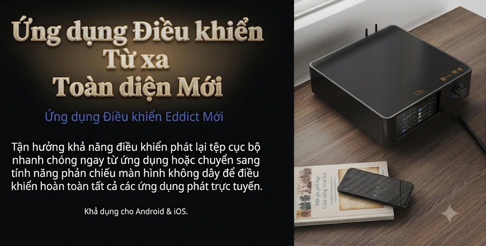 ứng dụng điều khiển tuyệt vời trên Shanling SMT1.3