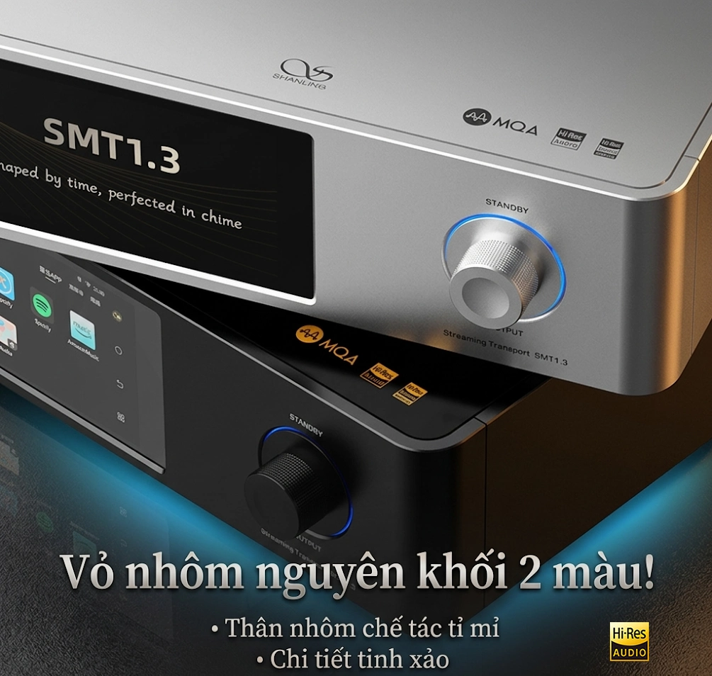 Shanling SMT1.3 thiết kế từ nhôm nguyên khối bán tại Vinhstudio Hà Nội giá rất rẻ 