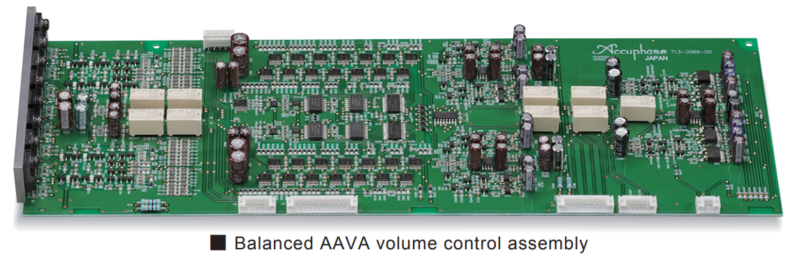 AAVA bo mạch cân bằng âm lượng trên Accuphase E650