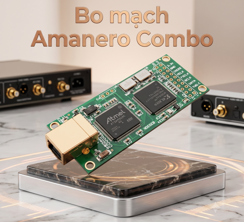 bo mạch amanero trên thiết bị giải mã cao cấp