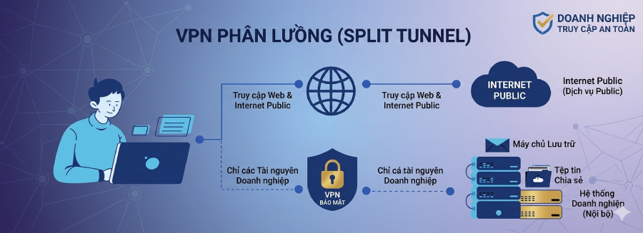 Split Tunneling cho Router VPN