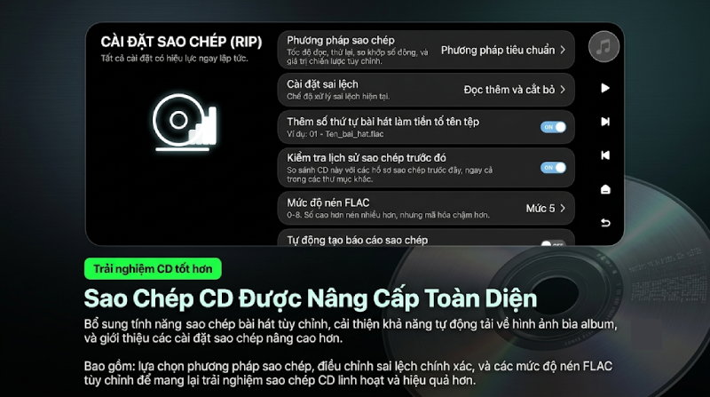 CD Ripping Eversolo audio