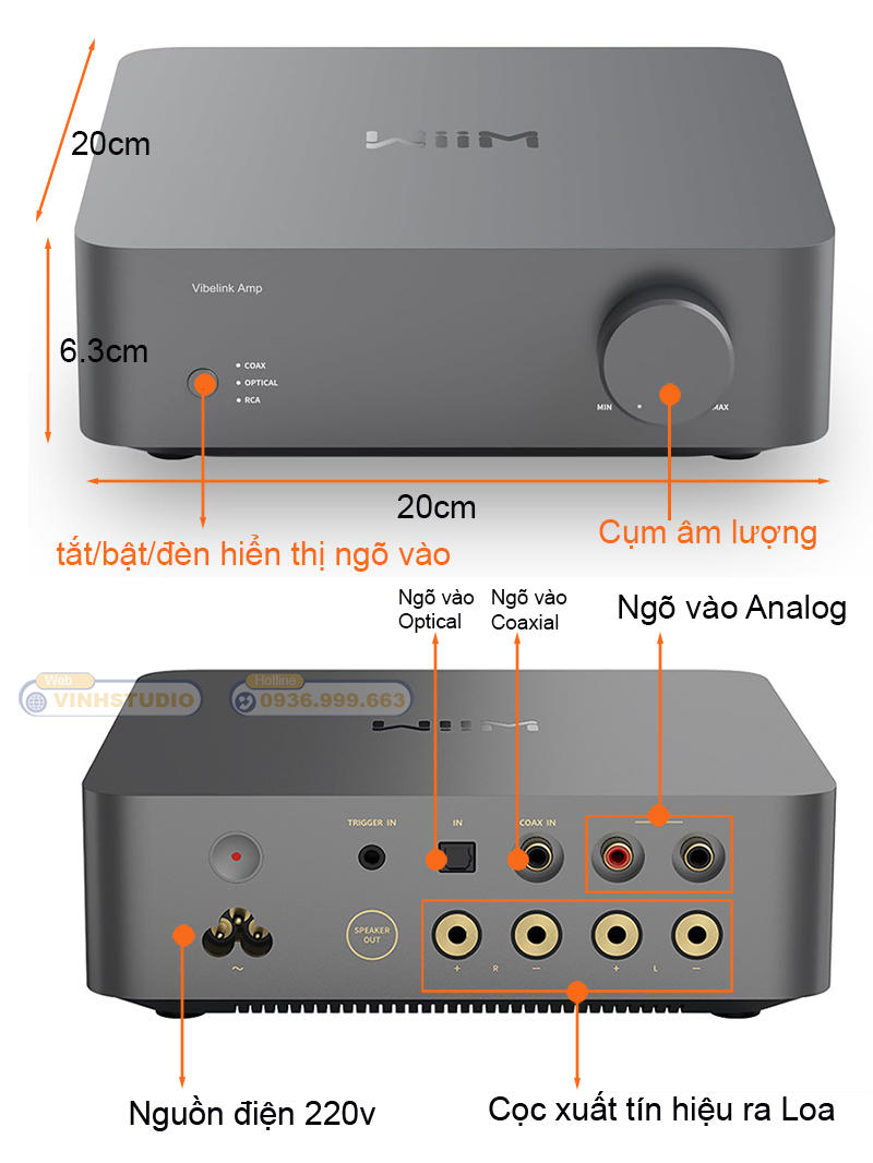 WiiM Vibelink Amp giá tốt