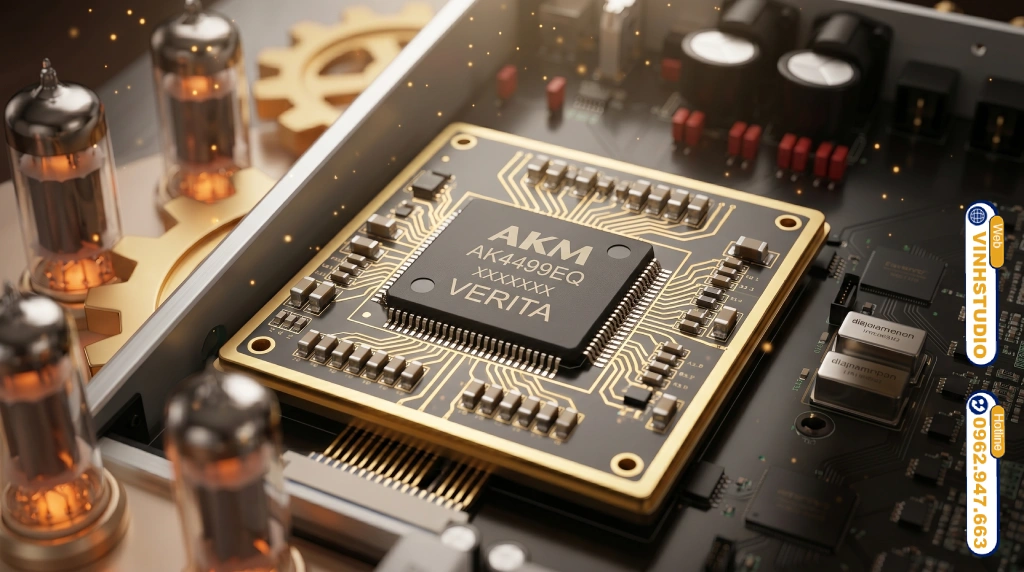 Chip DAC AKM4499EQ \