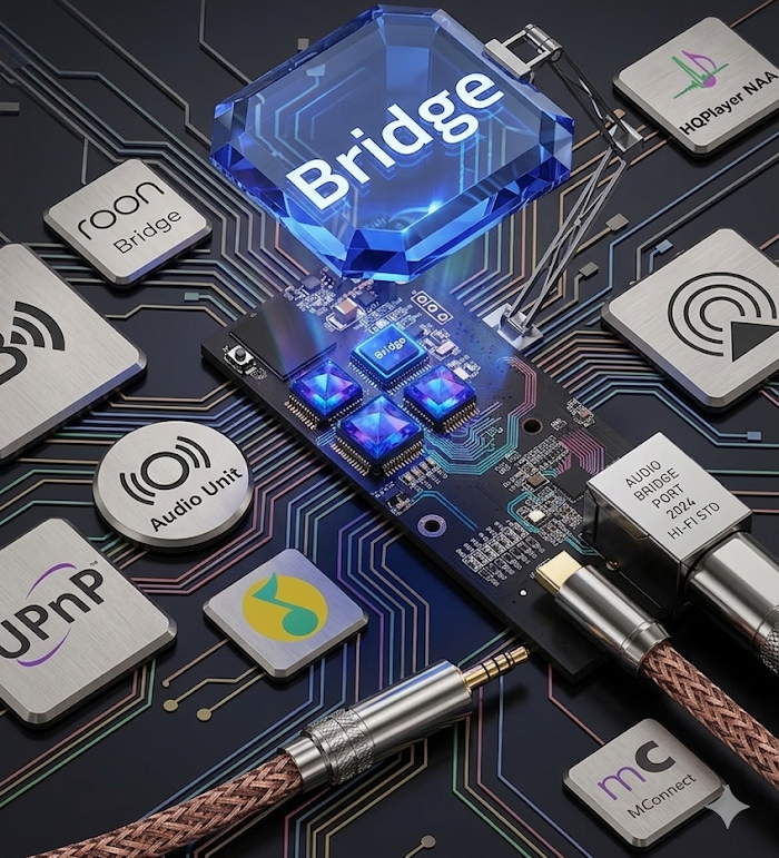 Bridge System nền tảng streaming trên Gustard Audalytic DR70