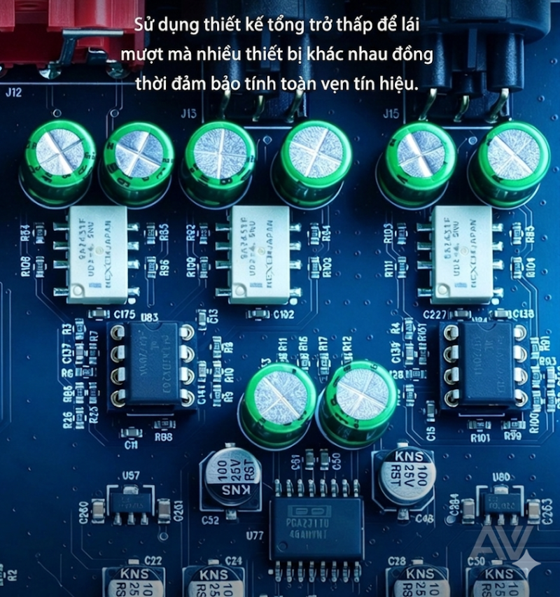 Mạch Analog Output trên DAC R2R Gustard Audalytic DR70