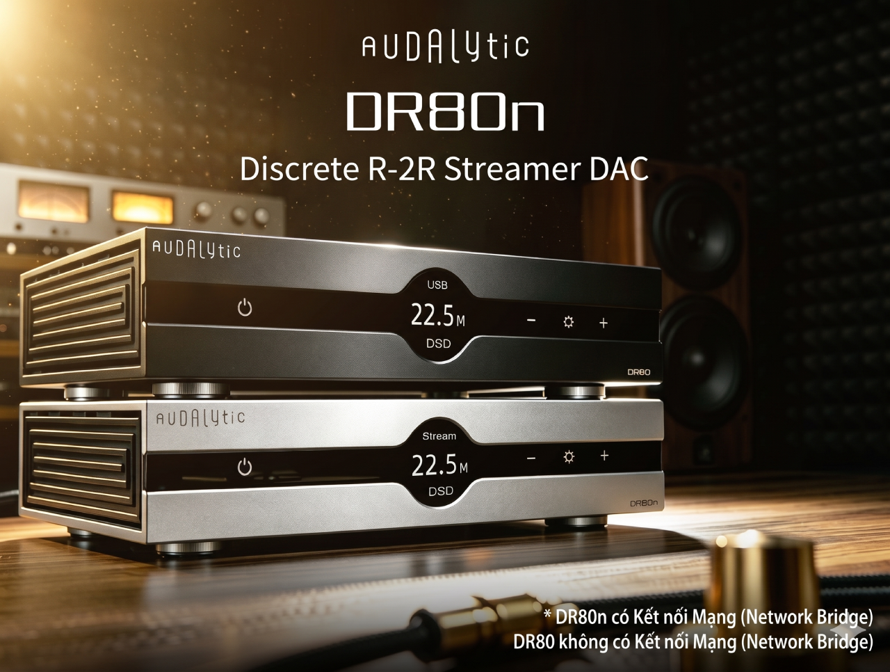 Gustard Audalytic DR80N DAC thuần R2R kiêm streamer chính hãng tại Vinhstudio
