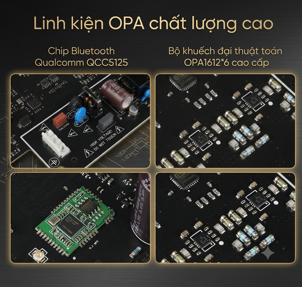 Linh kiện OPA chất lượng cao trên SMSL Do100 pro