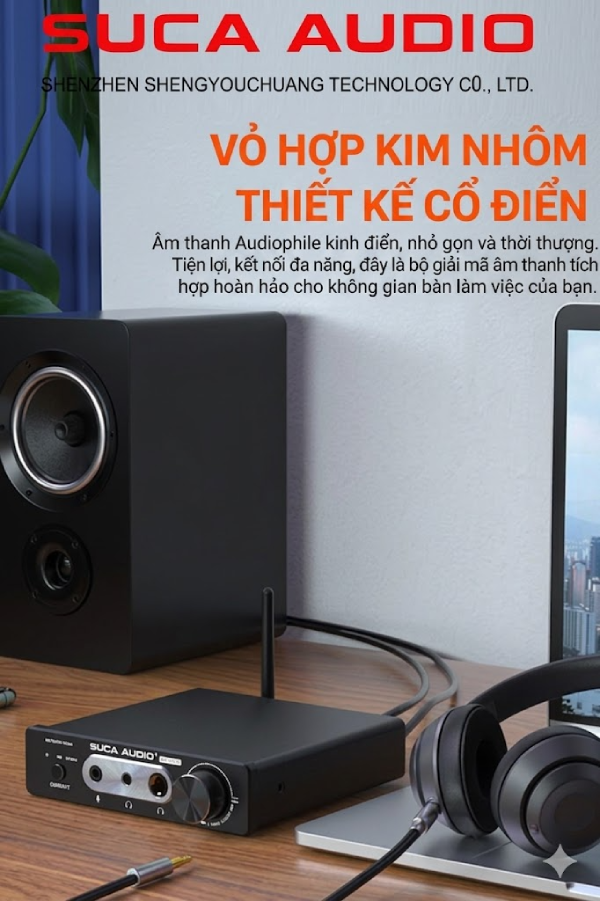 mạch khuếch đại tai nghe mạnh mẽ  trở kháng từ 16 đến 300 ohm