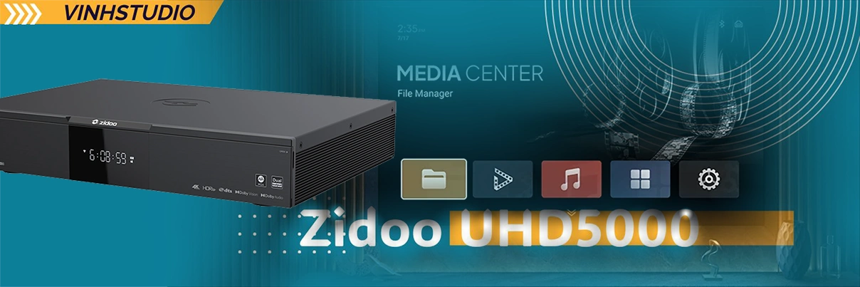 đầu phát 8k zidoo uhd5000 giá tốt tại vinhstudio