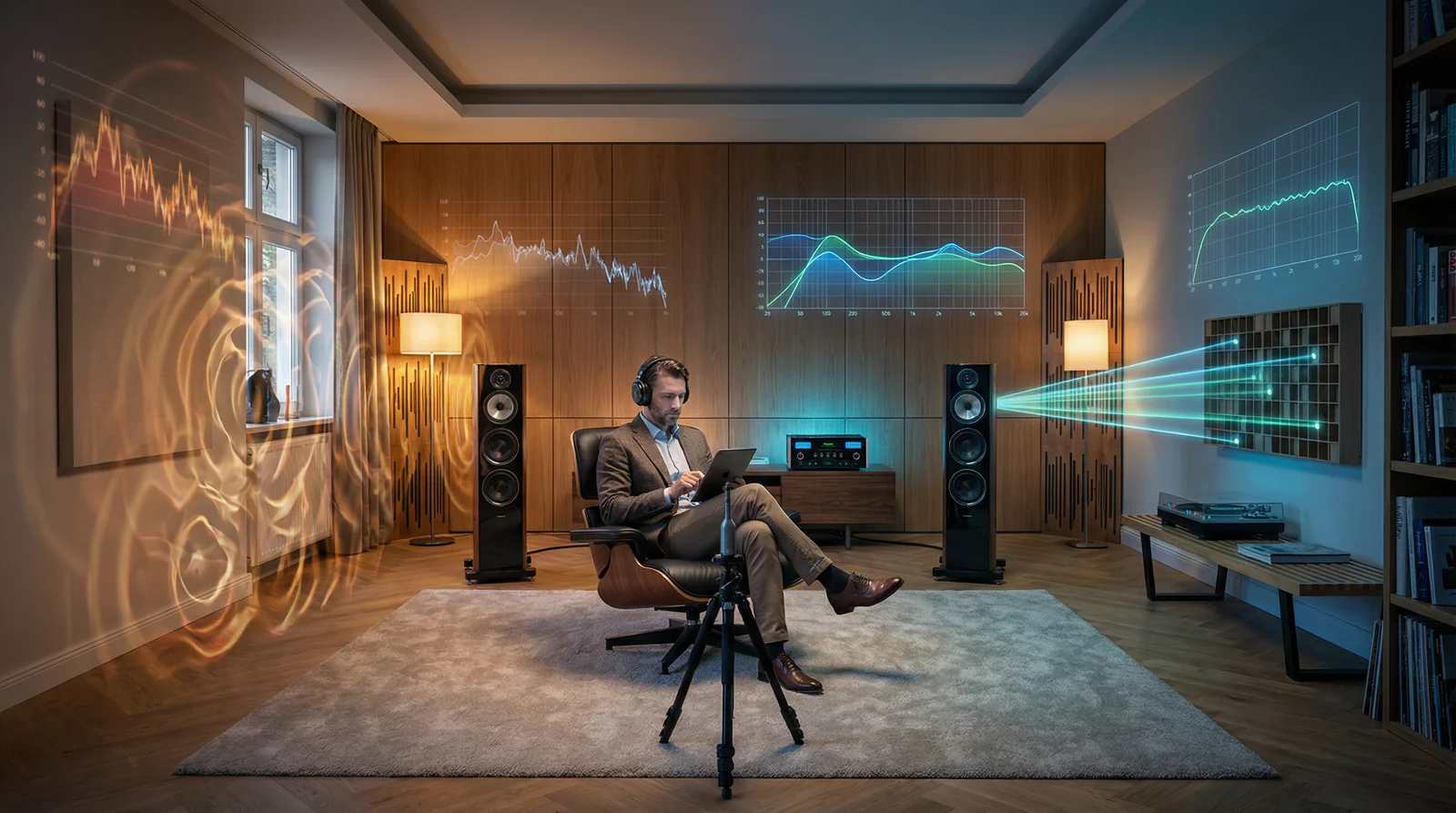 dịch vụ setup âm học phòng nghe chuyên nghiệp tại Vinhstudio