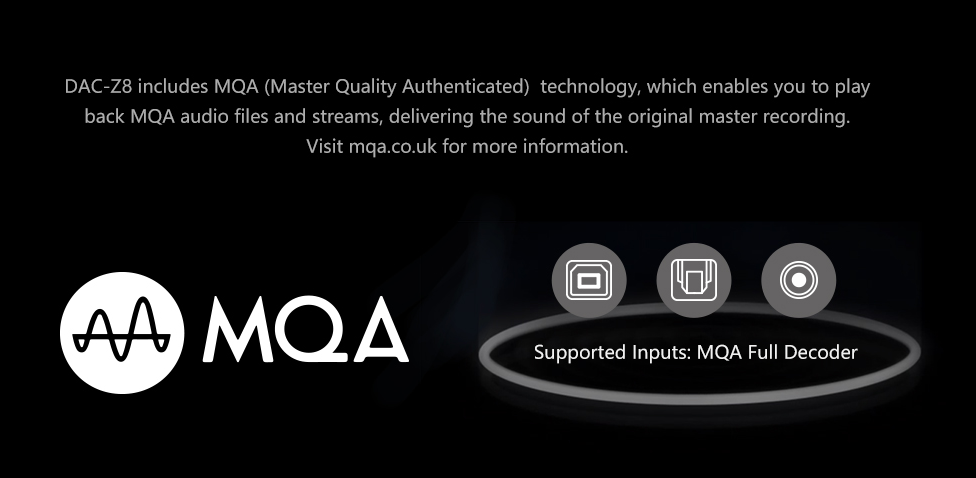 công nghệ MQA cho DAC-Z8